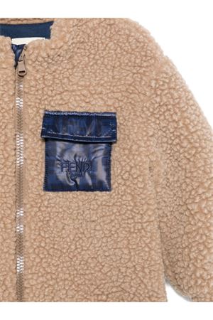 giacca in lana beige FENDI KIDS | JUA248AUKQF1RX9